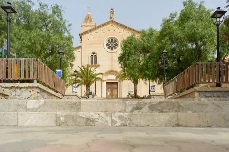 Kirken i byen Porto Cristo på Mallorca, Esglesia de Nostra Senyora del Carme.