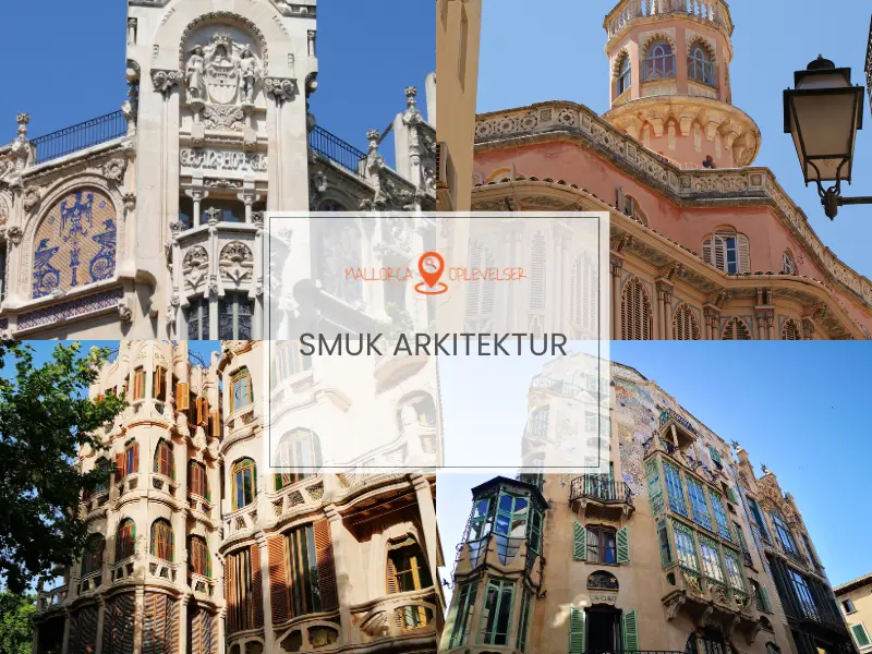 Bygninger med flot unik arkitektur og arkitektonisk stil på Mallorca.