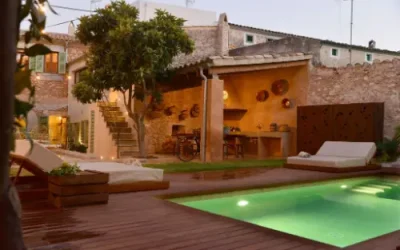 Hotel Tiete i byen Alaro på øen Mallorca.