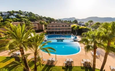 Sommer ved SPA hotel i Port d'Andratx, Mallorca.