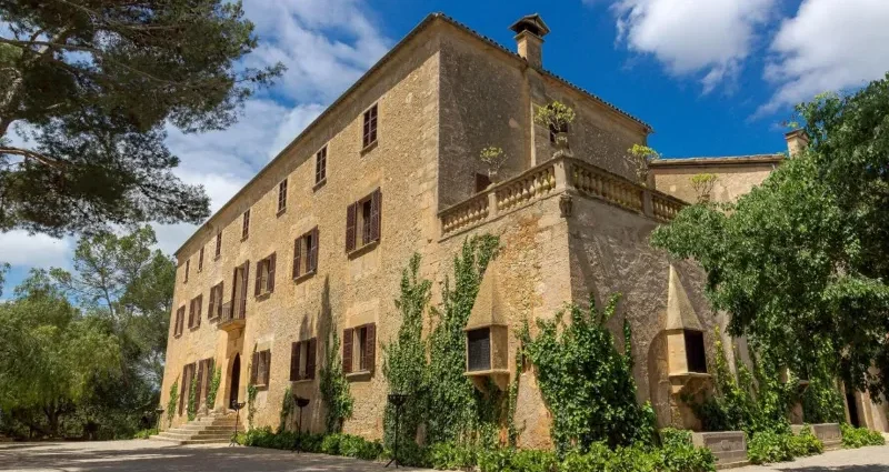 Finca els Calderers, gammel herregård lavet om til etnologisk museum, i Sant Joan, Mallorca.