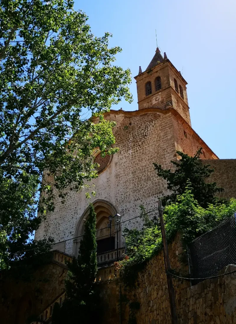 Santa Maria kirke i Andratx by på øen Mallorca.