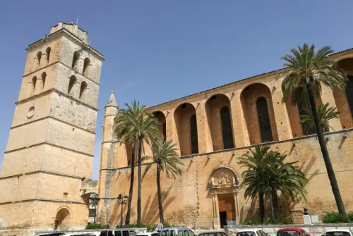 Katolsk kirke i byen Muro på Mallorca dedikeret til Sant Joan Baptista.