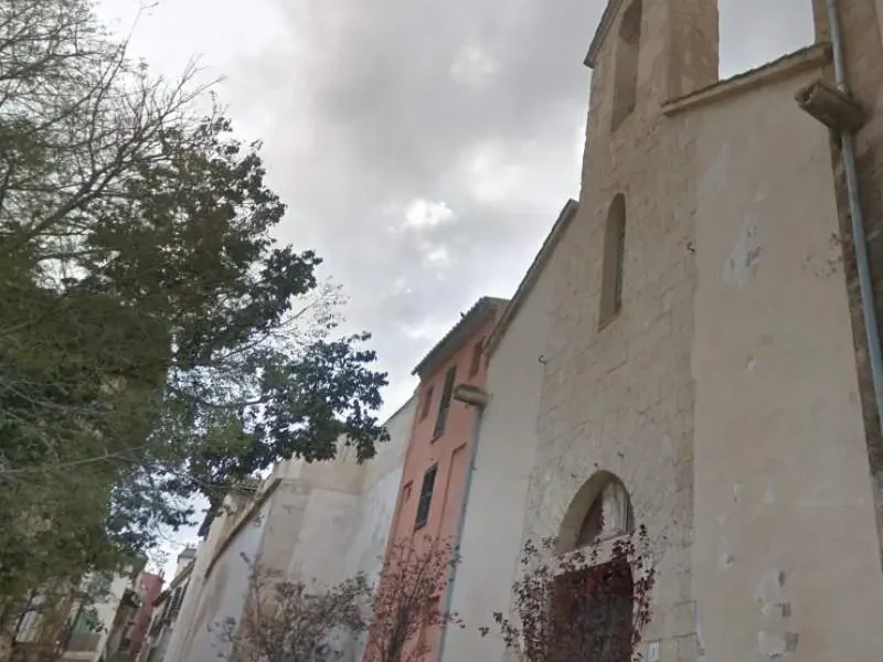 Santa Fe gotisk kirke i Palmas gamle jødiske kvarter på Mallorca.