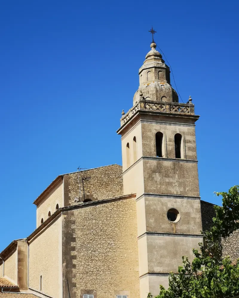 Sant Felip Neri kirke i byen Porreres på Mallorca.